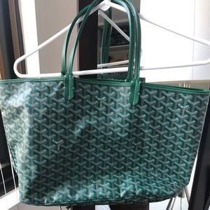 Evergreen Goyard Tote
